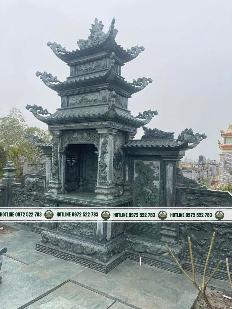 Khu lăng mộ gia đình bằng đá, chuẩn phong thủy, chế tác tại làng nghề Ninh Vân