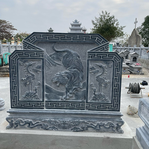 Mẫu Lăng Mộ Đá Đẹp Chuẩn Phong Thủy