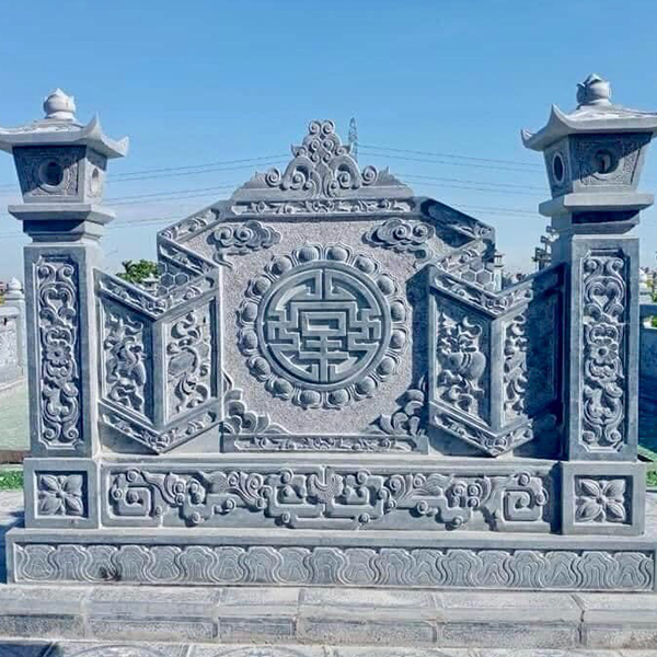 Mẫu Lăng Mộ Đá Đẹp Chuẩn Phong Thủy