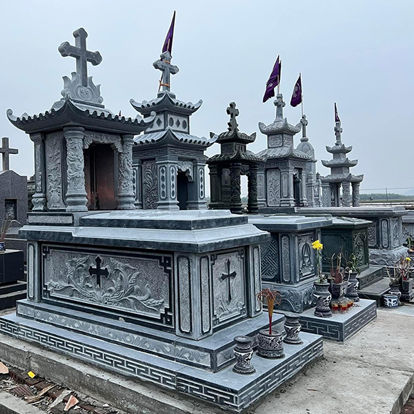 Mẫu Lăng Mộ Đá Đẹp Chuẩn Phong Thủy