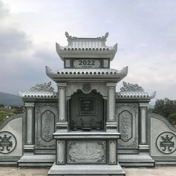 Mẫu Lăng Mộ Đá Đẹp Chuẩn Phong Thủy
