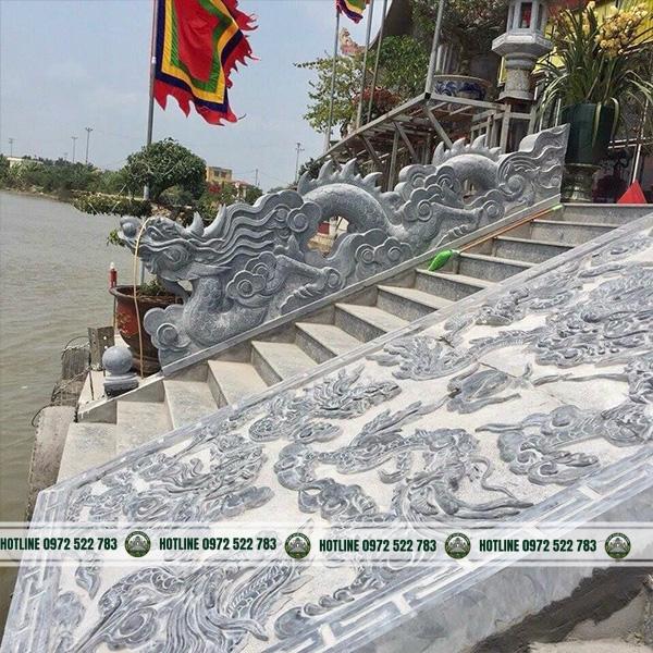 Chieu rong va chieu bac 2 Rồng Bậc Đá – Linh Vật Trấn Giữ Bậc Thềm Nhà Thờ Họ, Đình Chùa