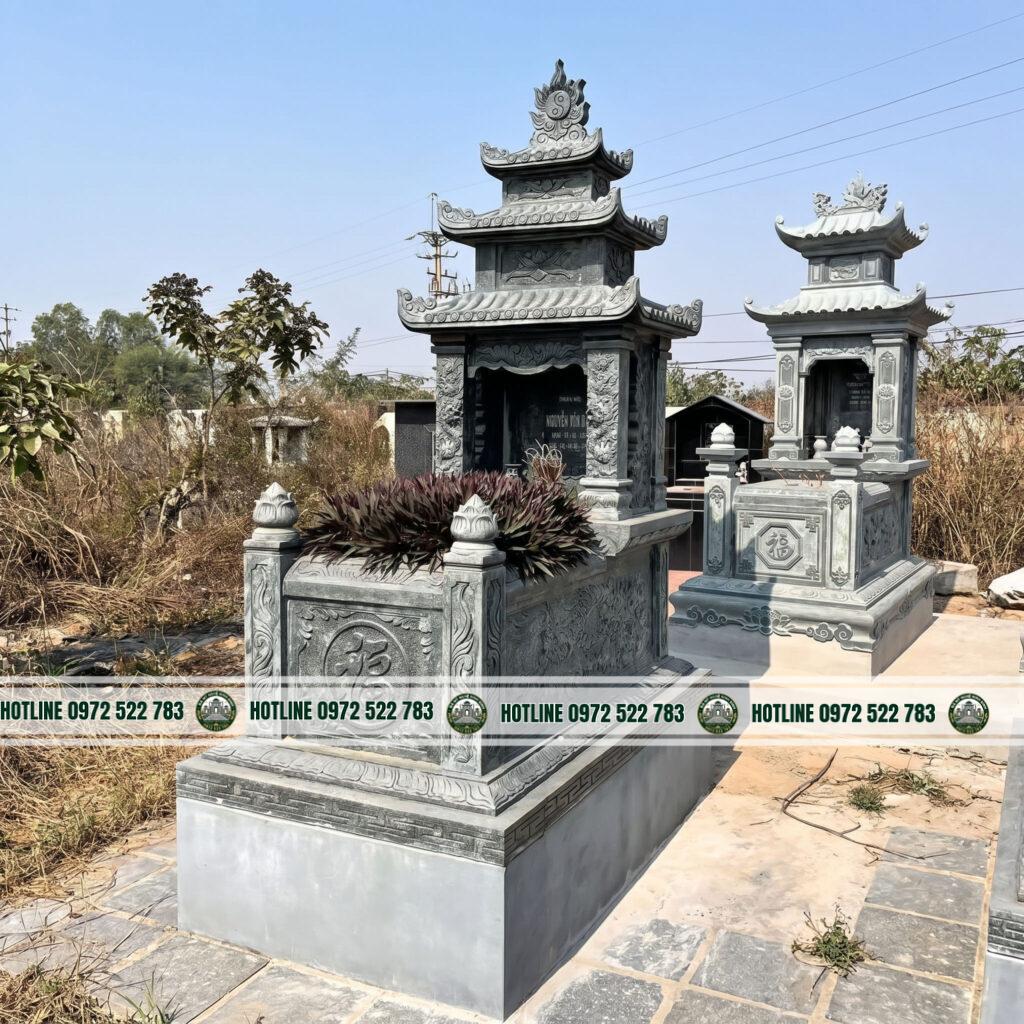 Giá Mộ Đá 3 Mái – Bảng Giá Tham Khảo Theo Chất Liệu, Hoa Văn