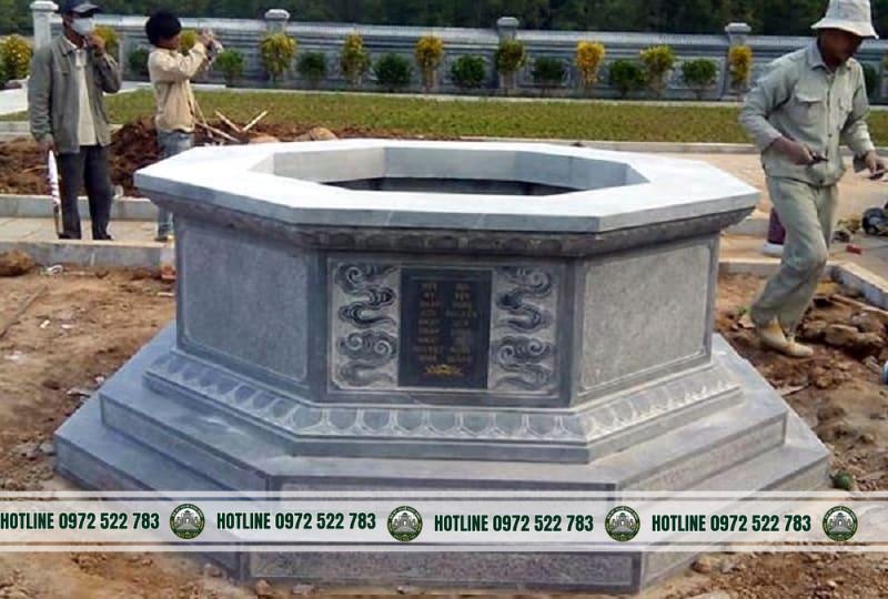 Mộ Đá Bát Giác – Kiểu Dáng Độc Đáo Theo Hình Bát Quái