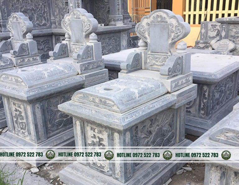 mo-da-khong-mai-10 Mộ Đá Không Mái – Thiết Kế Đơn Giản, Phù Hợp Khu Lăng Mộ Nhiều Phần Mộ