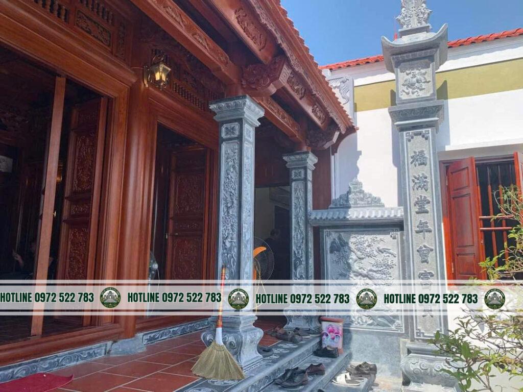Cột Trụ Đồng Nhà Thờ Họ – Vị Trí Đặt, Câu Đối Và Cách Bố Trí