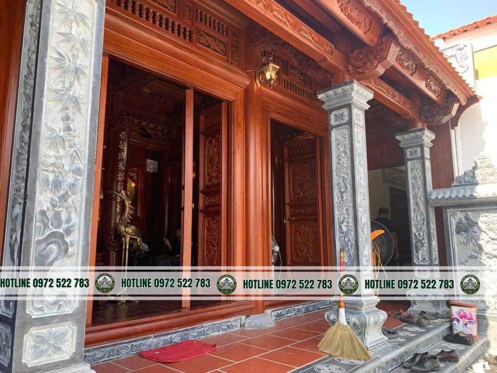 Cột Đá Hiên – Trụ Đỡ Vững Chãi Cho Hiên Nhà Thờ Họ, Từ Đường
