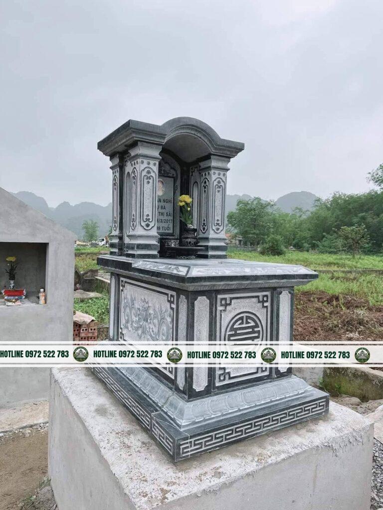 Mộ Đá Mái Vòm – Đường Cong Mềm Mại, Gọn Gàng Cho Khu Lăng Mộ