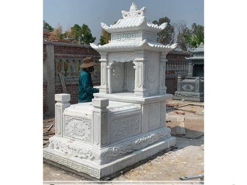 Mẫu Mộ Đá Cẩm Thạch – Phân Loại Theo Kiểu Dáng, Cách Thi Công