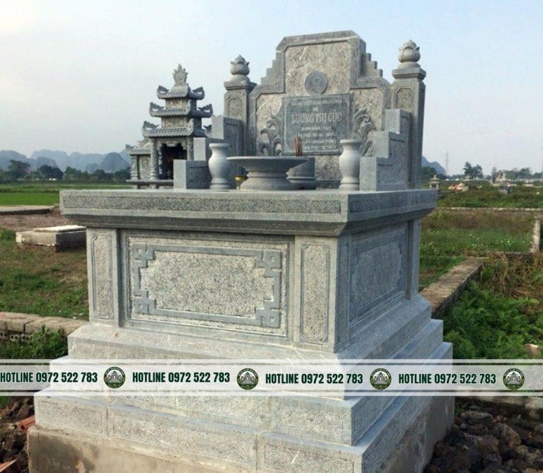 Giá Mộ Đá Không Mái – Bảng Giá Tham Khảo Theo Chất Liệu, Kích Thước