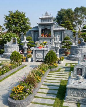 Khu Lăng Mộ Gia Đình – Không Gian Thờ Cúng Trang Nghiêm Cho Cả Gia Đình