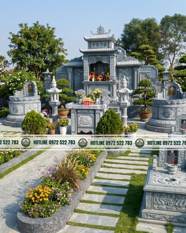 Khu Lăng Mộ Gia Đình – Không Gian Thờ Cúng Trang Nghiêm Cho Cả Gia Đình