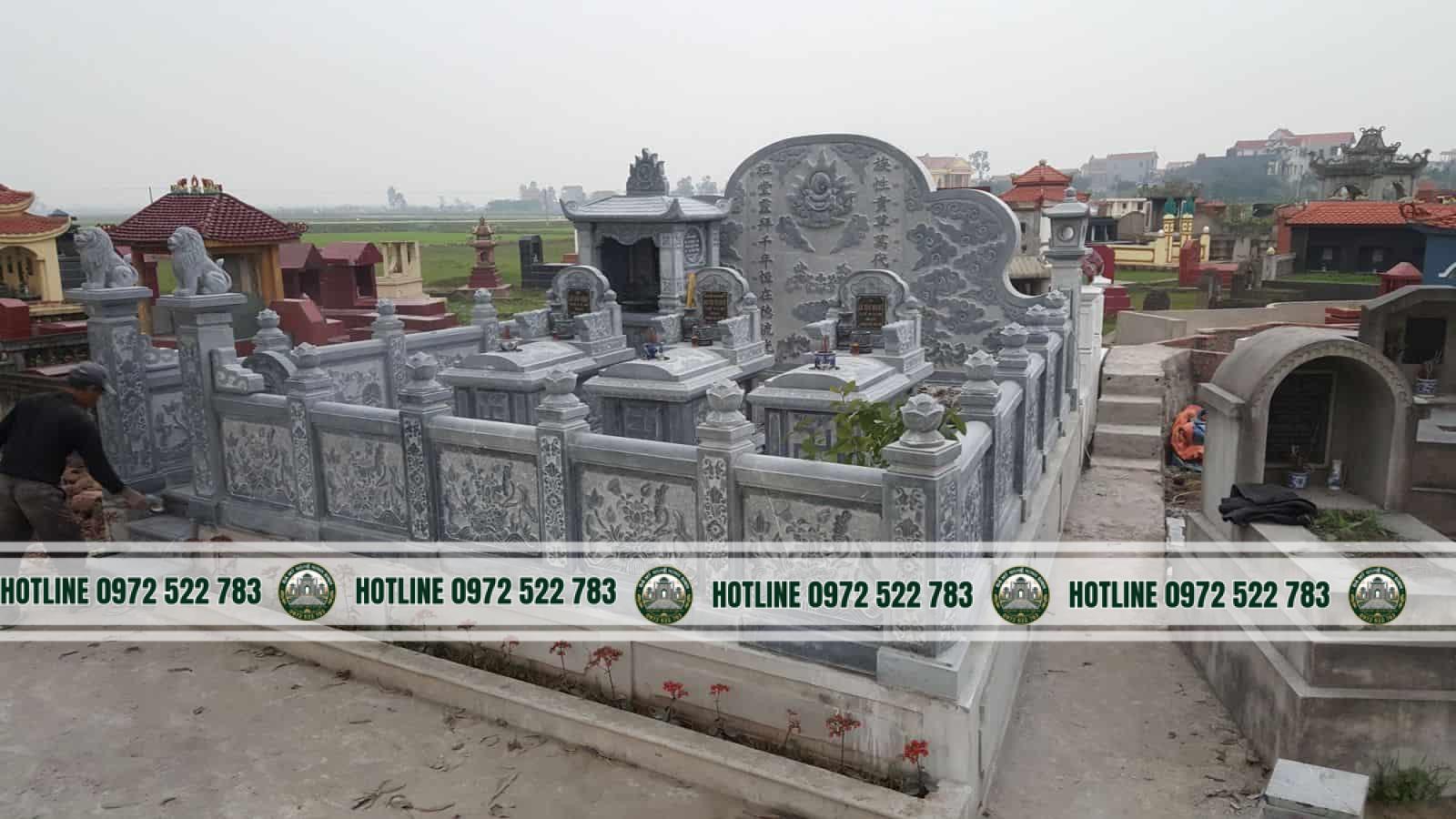Mau-lang-mo-da-dep-3 Khu Lăng Mộ Gia Đình – Không Gian Thờ Cúng Trang Nghiêm Cho Cả Gia Đình