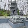 Mộ Đá 2 Mái – Kiểu Dáng Cân Đối, Bền Vững, Chuẩn Phong Thủy