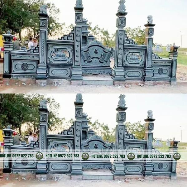 Cong da 4 Cổng Đá – Điểm Nhấn Uy Nghiêm Cho Lối Vào Nhà Thờ Họ, Khu Lăng Mộ