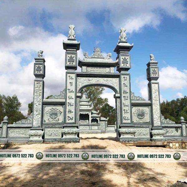 Cong da 6 Cổng Đá – Điểm Nhấn Uy Nghiêm Cho Lối Vào Nhà Thờ Họ, Khu Lăng Mộ