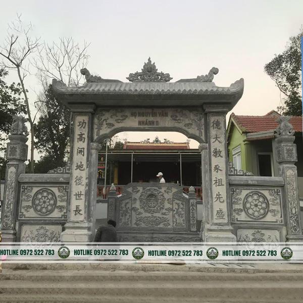 Cổng Đá – Điểm Nhấn Uy Nghiêm Cho Lối Vào Nhà Thờ Họ, Khu Lăng Mộ