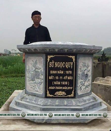 MDBG04-Mo-da-bat-giac Mộ Đá Bát Giác – Kiểu Dáng Độc Đáo Theo Hình Bát Quái