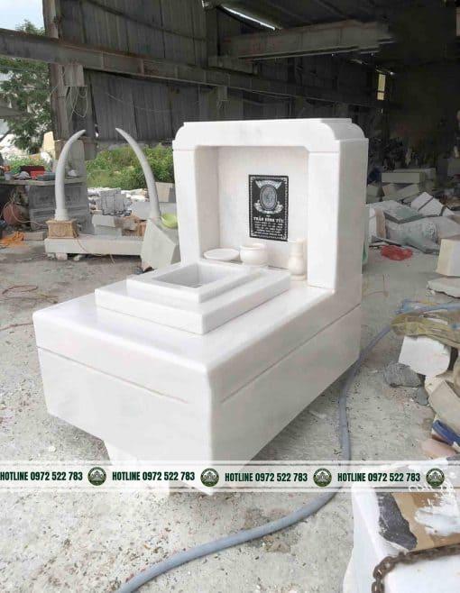 MDT10-Mo-da-trang Mộ Đá Cẩm Thạch – Vẻ Đẹp Sang Trọng Từ Vân Đá Tự Nhiên