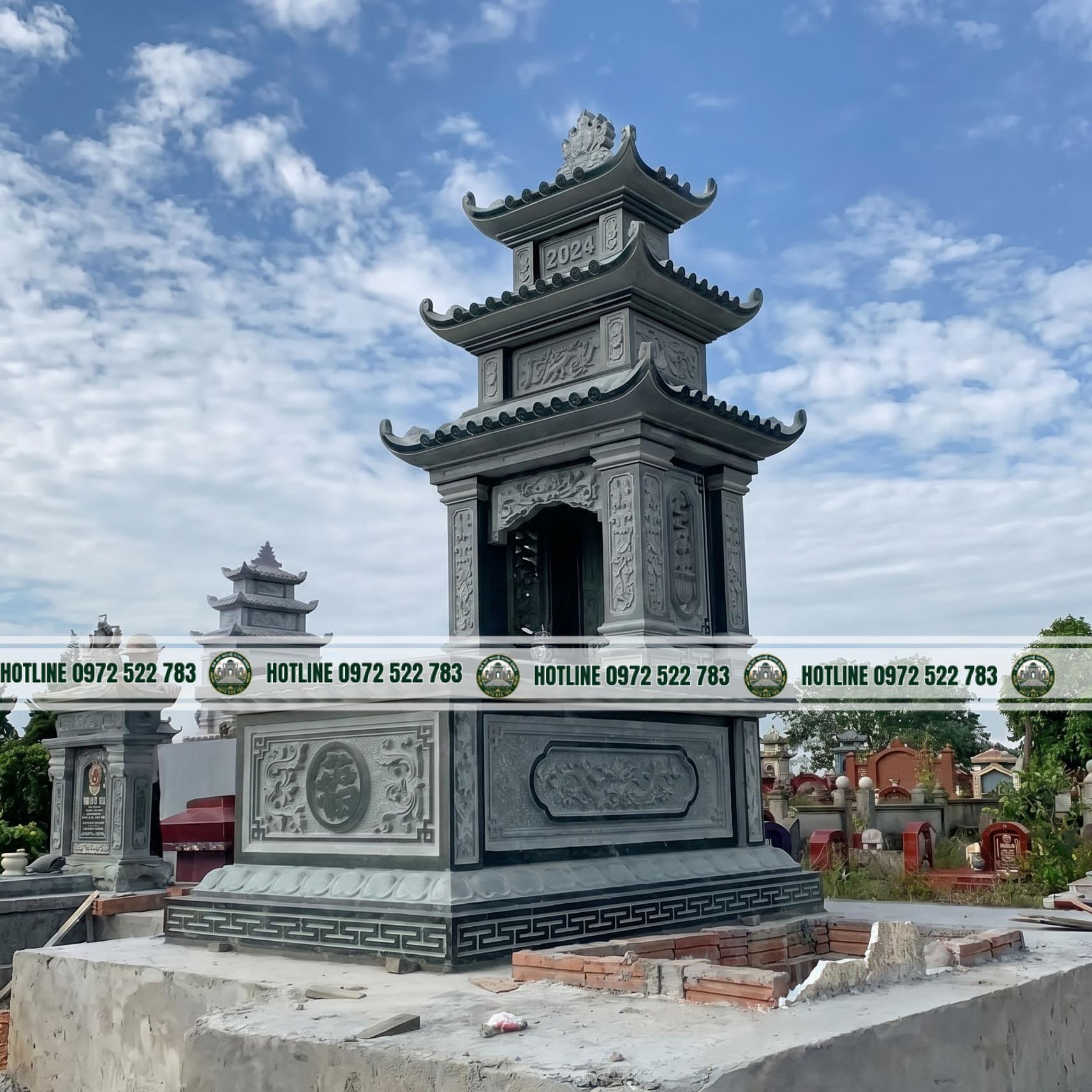 Mộ Đá 3 Mái – Kiến Trúc Bề Thế, Uy Nghi Cho Nơi An Nghỉ Tổ Tiên