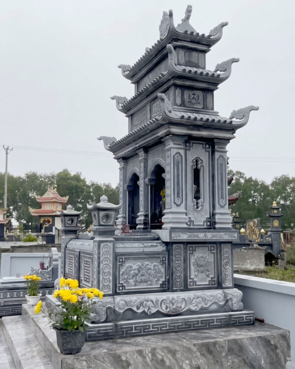 Mộ Đá 3 Mái – Kiến Trúc Bề Thế, Uy Nghi Cho Nơi An Nghỉ Tổ Tiên