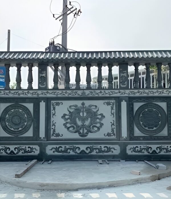 Lan Can Đá – Hàng Rào Bảo Vệ Trang Nghiêm Cho Khu Lăng Mộ, Nhà Thờ Họ