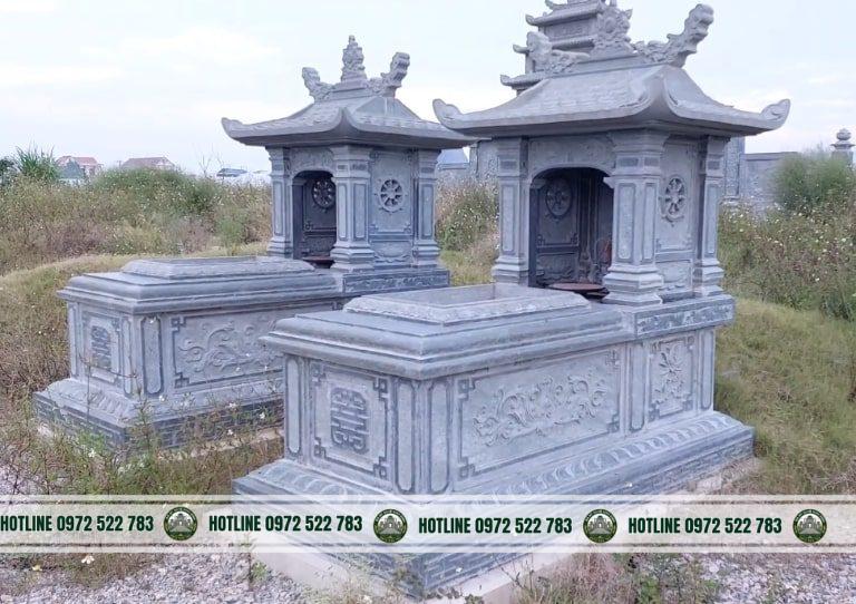 lang-mo-da-1-mai-18 Mộ Đá 1 Mái – Kiểu Mộ Có Mái Gọn Gàng, Trang Nghiêm